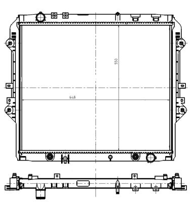 Kühler, Motorkühlung NRF 550032 Kühler, Motorkühlung NRF 550032 von NRF
