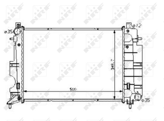 Kühler, Motorkühlung NRF 58108 Kühler, Motorkühlung NRF 58108 von NRF