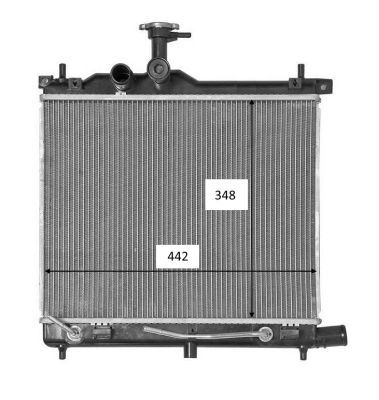 Kühler, Motorkühlung NRF 58460 von NRF