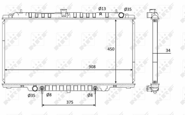 Kühler, Motorkühlung NRF 58548 Kühler, Motorkühlung NRF 58548 von NRF