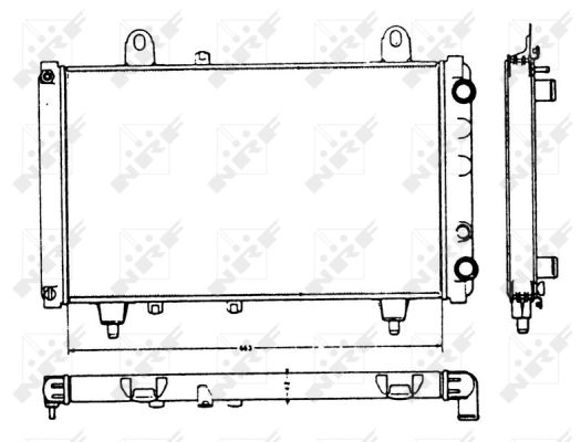 Kühler, Motorkühlung NRF 58749 Kühler, Motorkühlung NRF 58749 von NRF