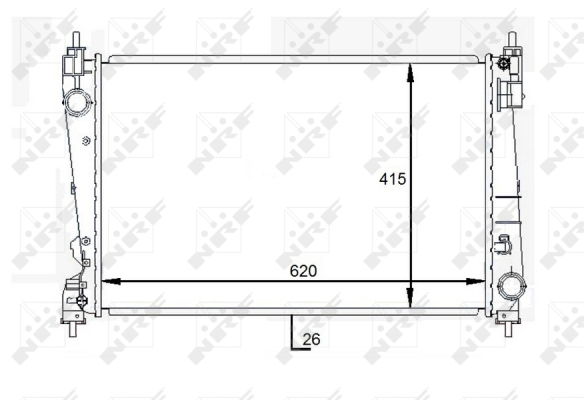 Kühler, Motorkühlung NRF 59084 Kühler, Motorkühlung NRF 59084 von NRF