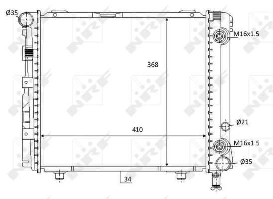 Kühler, Motorkühlung NRF 59103 Kühler, Motorkühlung NRF 59103 von NRF
