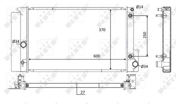 Kühler, Motorkühlung NRF 59115 Kühler, Motorkühlung NRF 59115 von NRF