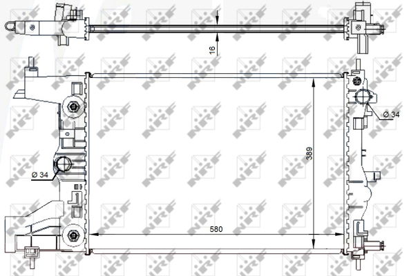 Kühler, Motorkühlung NRF 59144 Kühler, Motorkühlung NRF 59144 von NRF