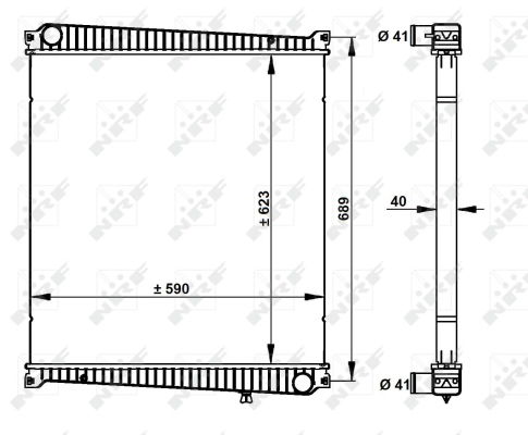Kühler, Motorkühlung NRF 59212 Kühler, Motorkühlung NRF 59212 von NRF