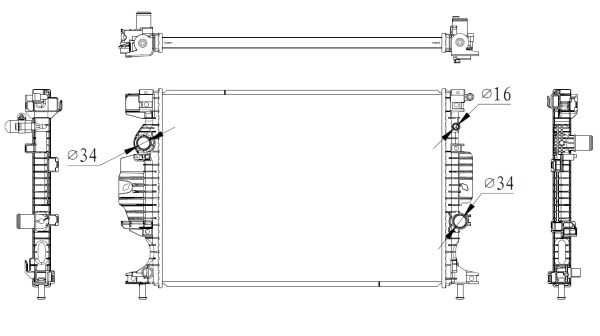 Kühler, Motorkühlung NRF 59284 Kühler, Motorkühlung NRF 59284 von NRF