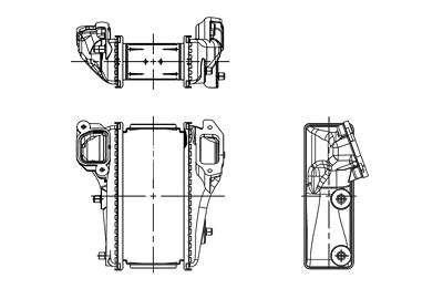 Nrf Ladeluftkühler [Hersteller-Nr. 309109] für Honda von NRF