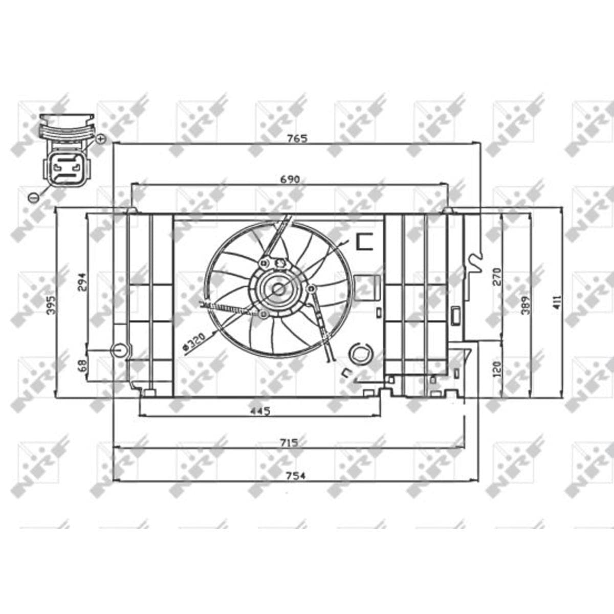 NRF 47740 Kühlmittel des Motor von NRF