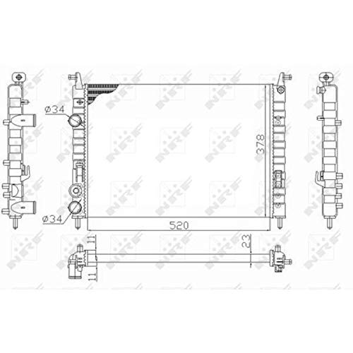 NRF 58726 Kühlmittel des Motor von NRF