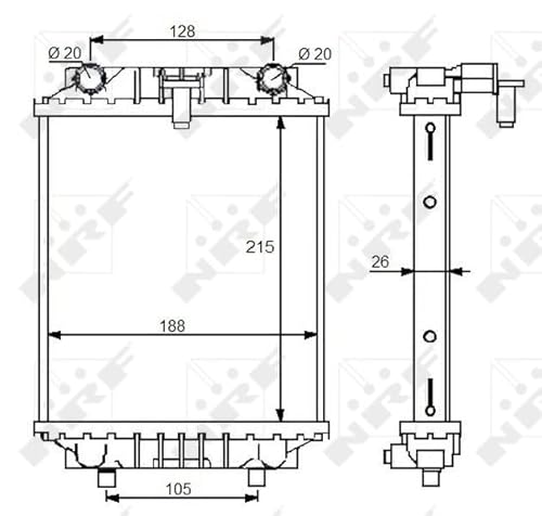 NRF 59125 Kühlmittel des Motor von NRF