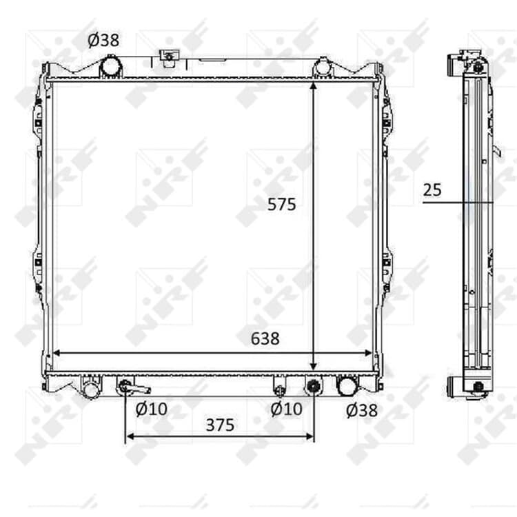 NRF K?hler f?r Antriebsbatterie Toyota Land Cruiser NRF K?hler f?r Antriebsbatterie Toyota Land Cruiser von NRF