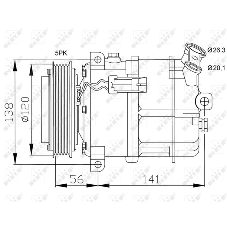 NRF Klimakompressor Cadillac Opel Saab NRF Klimakompressor Cadillac Opel Saab von NRF