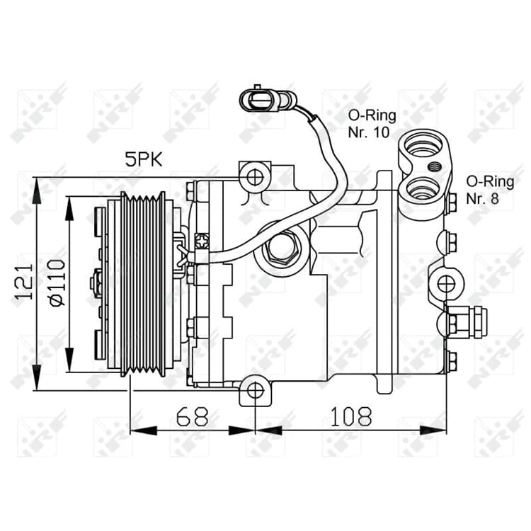NRF Klimakompressor Opel Agila Astra Corsa NRF Klimakompressor Opel Agila Astra Corsa von NRF