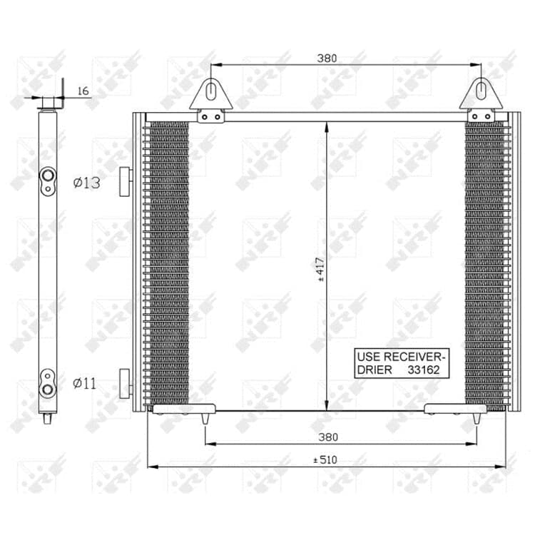 NRF Klimakondensator Land Rover Freelander NRF Klimakondensator Land Rover Freelander von NRF