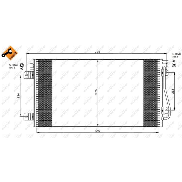 NRF Klimakondensator Opel Movano Renault Master NRF Klimakondensator Opel Movano Renault Master von NRF