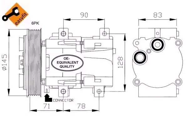 NRF Kompressor FORD 32085 1C1H19D629AC,4865761,R97VW19D629AA Klimakompressor,Klimaanlage Kompressor,Kompressor, Klimaanlage 1108744,12BYU19D629AA NRF Kompressor FORD 32085 1C1H19D629AC,4865761,R97VW19D629AA Klimakompressor,Klimaanlage Kompressor,Kompressor, Klimaanlage 1108744,12BYU19D629AA von NRF