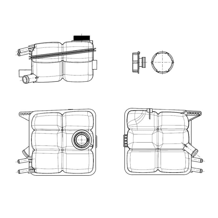 NRF K?hlmittelausgleichsbeh?lter Ford C-Max Focus Kuga Mazda 3 Volvo C30 von NRF