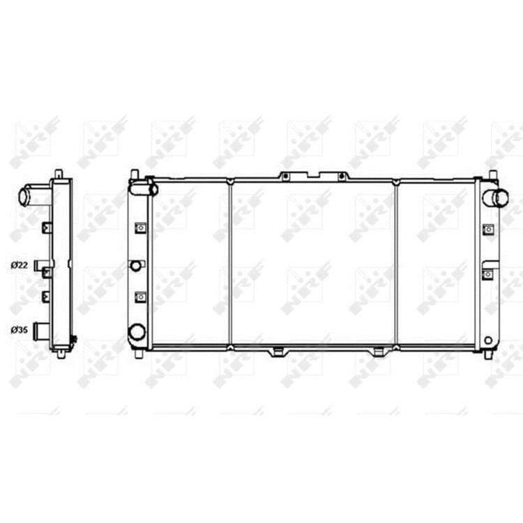 NRF Motork?hler Mazda Mx-3 NRF Motork?hler Mazda Mx-3 von NRF