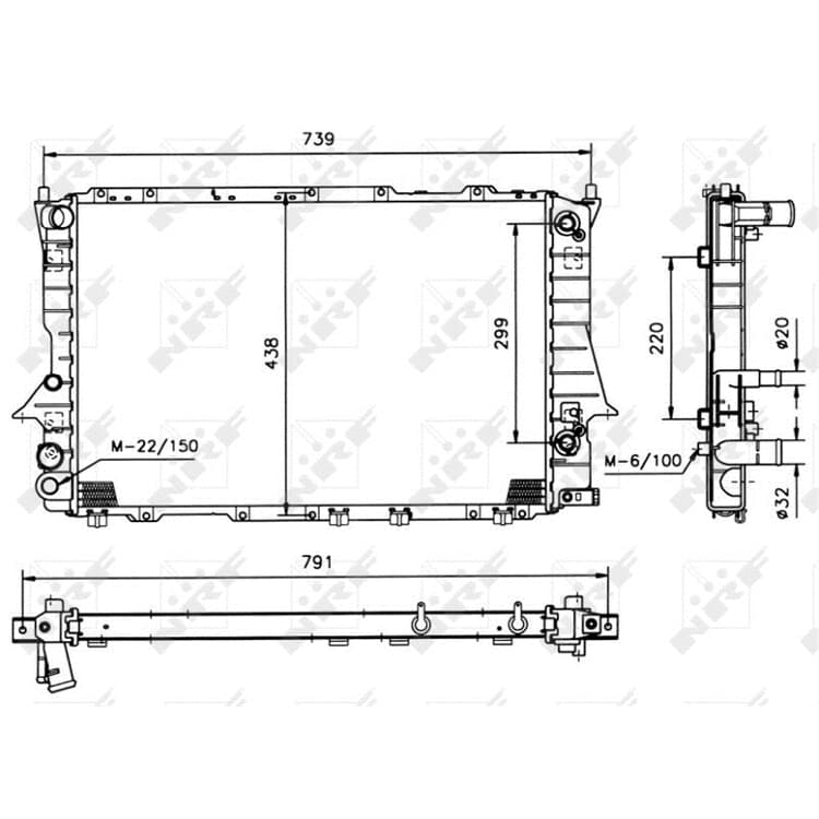 NRF Motork?hler Audi 100 A6 NRF Motork?hler Audi 100 A6 von NRF