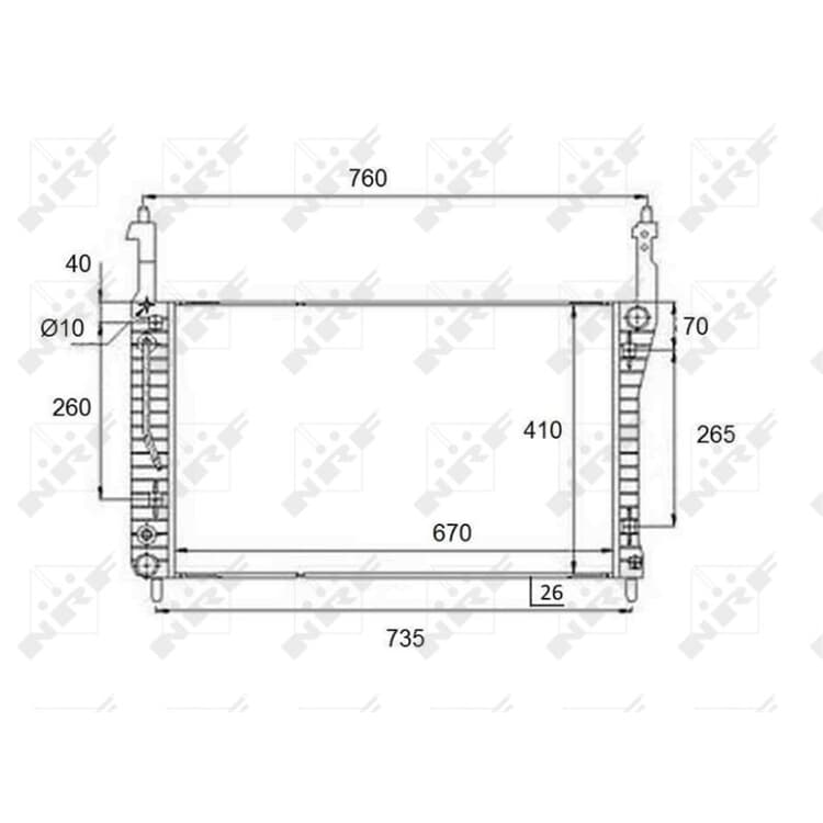 NRF Motork?hler Chevrolet Captiva Opel Antara NRF Motork?hler Chevrolet Captiva Opel Antara von NRF