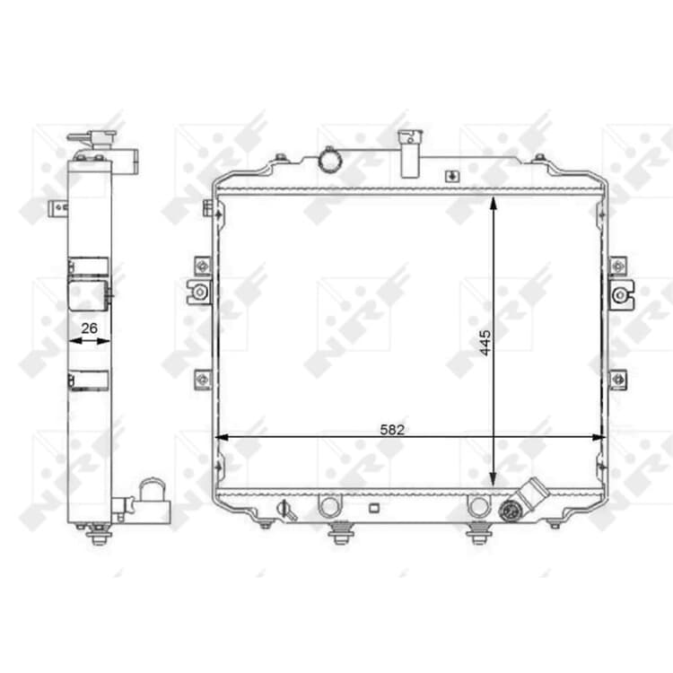 NRF Motork?hler Hyundai H100 NRF Motork?hler Hyundai H100 von NRF