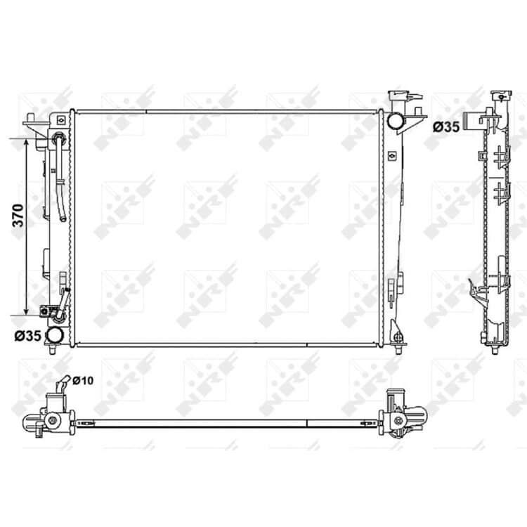 NRF Motork?hler Hyundai Ix35 Kia Sportage NRF Motork?hler Hyundai Ix35 Kia Sportage von NRF