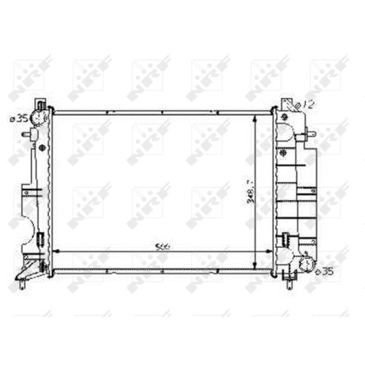 NRF Motork?hler Saab 9-3 900 9000 von NRF