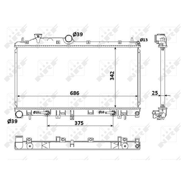 NRF Motork?hler Subaru Forester NRF Motork?hler Subaru Forester von NRF