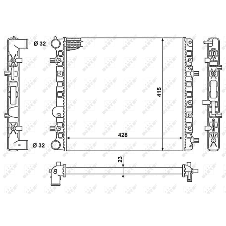 NRF Motork?hler VW Fox NRF Motork?hler VW Fox von NRF