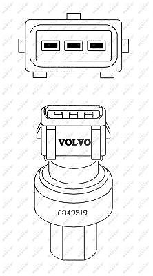 Nrf Druckschalter, Klimaanlage [Hersteller-Nr. 38934] für Volvo von NRF