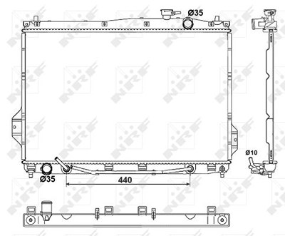 Nrf Kühler, Motorkühlung Hyundai: Ix55 53050 Nrf Kühler, Motorkühlung Hyundai: Ix55 53050 von NRF