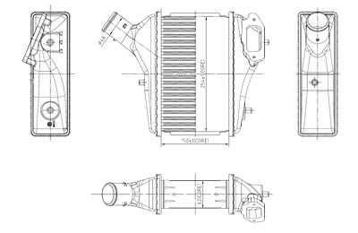 Nrf Ladeluftkühler [Hersteller-Nr. 309091] für Honda von NRF