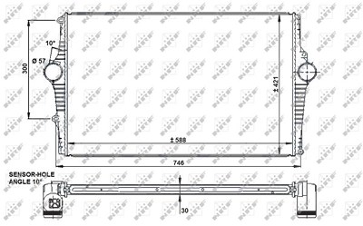 Nrf Ladeluftkühler [Hersteller-Nr. 30931] für Volvo von NRF