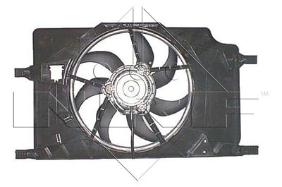 Nrf Lüfter, Motorkühlung [Hersteller-Nr. 47364] für Renault von NRF