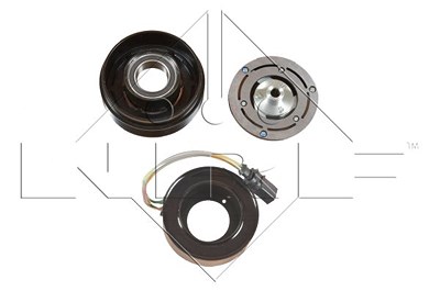 Nrf Spule, Magnetkupplung-Kompressor [Hersteller-Nr. 380014] für Audi, Seat, Skoda, VW von NRF