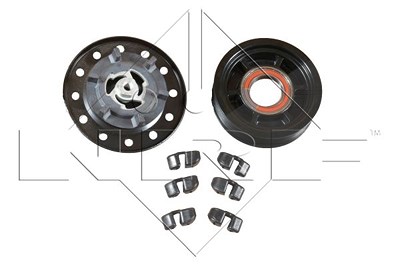 Nrf Spule, Magnetkupplung-Kompressor [Hersteller-Nr. 380035] für Lexus, Toyota von NRF