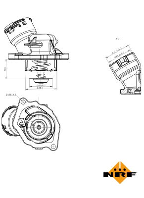 Thermostat, Kühlmittel NRF 725023 Thermostat, Kühlmittel NRF 725023 von NRF