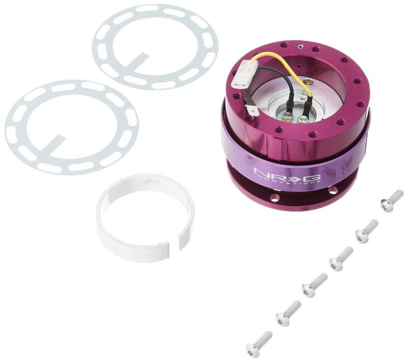 NRG Innovations SRK-200PPPP Schnellverschluss (violetter Körper/violetter Ring) von NRG Innovations