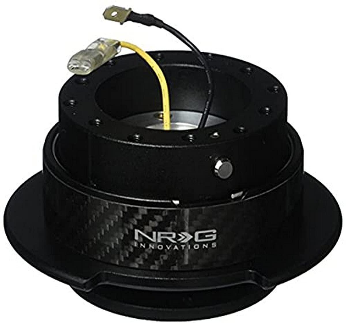 NRG Steering Wheel Quick Release Kit - Gen 2.5 - Black Body with Black/Carbon Fiber Ring - Part # SRK-250CF von NRG Innovations