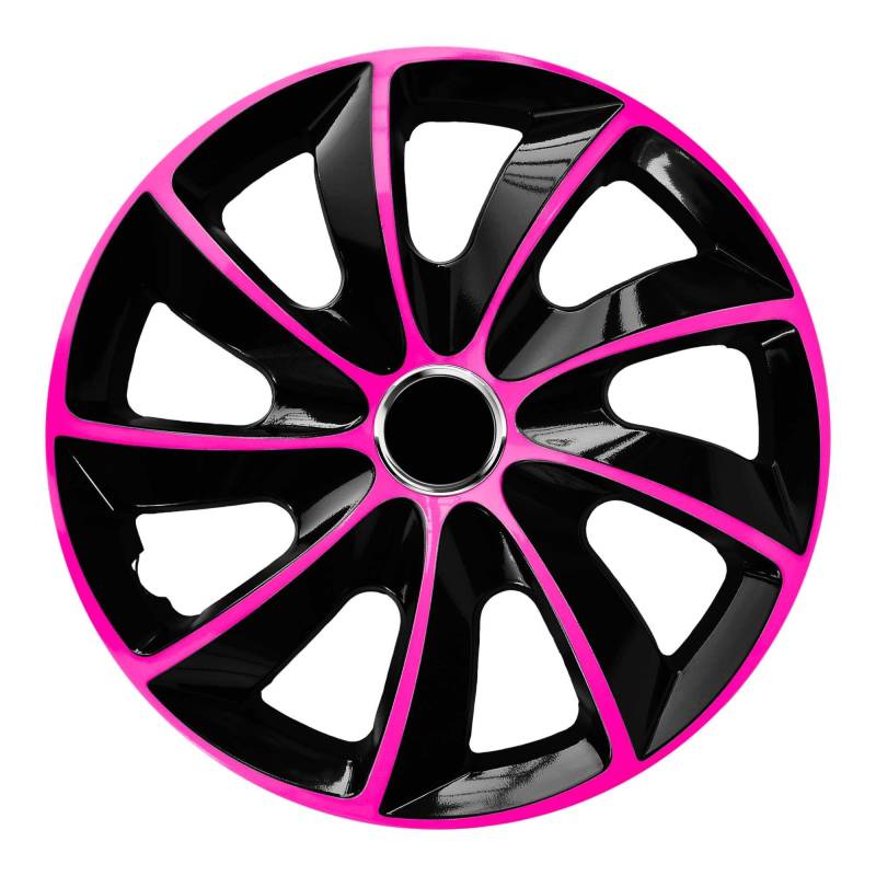 Radzierblende STIG EXTRA schwarz/pink 16 Zoll 4er Set von NRM