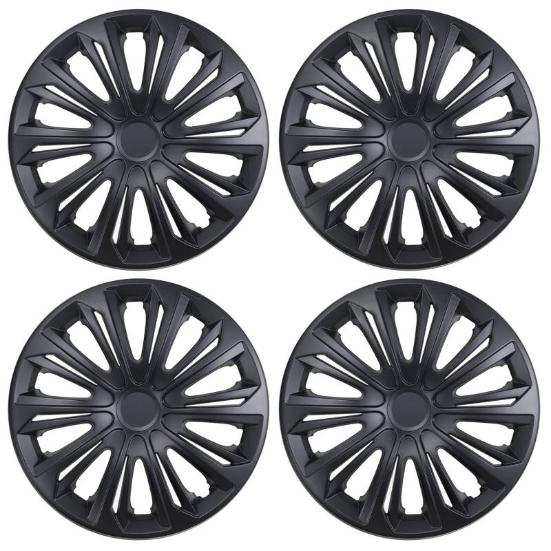 Radzierblende Strong schwarz matt 16 Zoll 4er Set von NRM