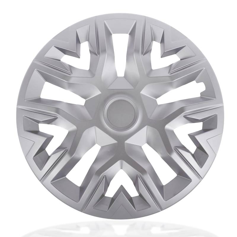 NRM The Best Silver Radkappen 16 Zoll für Stahlfelgen | 16“ Radzierblenden 4er Set Silber von NRM