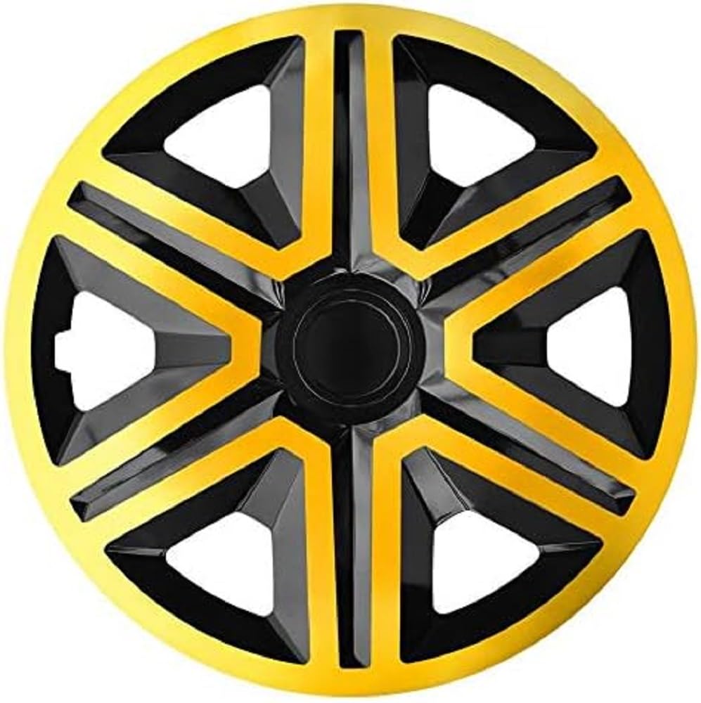Radzierblende Action schwarz/Gold 15 Zoll 4er Set von NRM