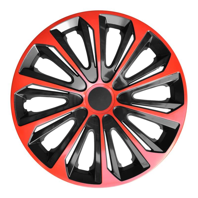 NRM Radzierblende Strong schwarz/rot 16 Zoll 4er Set von NRM