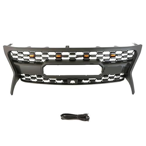 Autoteile Kühlergrill mit LED-Licht Kompatibel mit Lexus LX470 LX570 2013 2014 2015 Racing Grill(With LED lights) von NROVENMIL