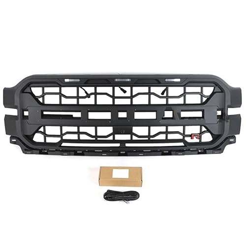 Autoteile-Kühlergrill mit Licht, kompatibel mit Ford F150 Lariat King/Ranch/Platinum (2024–2025), oberer Kühlergrill(Grass green) von NROVENMIL