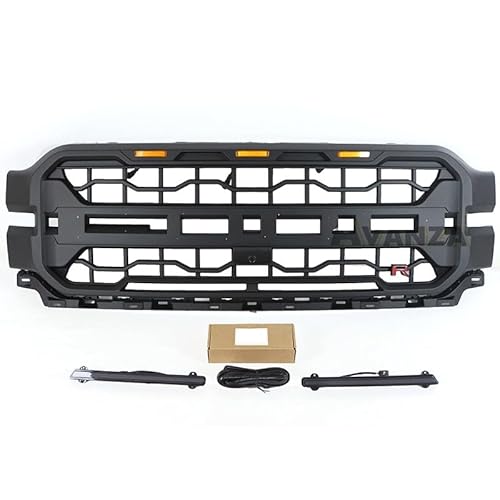 Autoteile-Kühlergrill mit Licht, kompatibel mit Ford F150 Lariat King/Ranch/Platinum (2024–2025), oberer Kühlergrill(Turquoise) von NROVENMIL