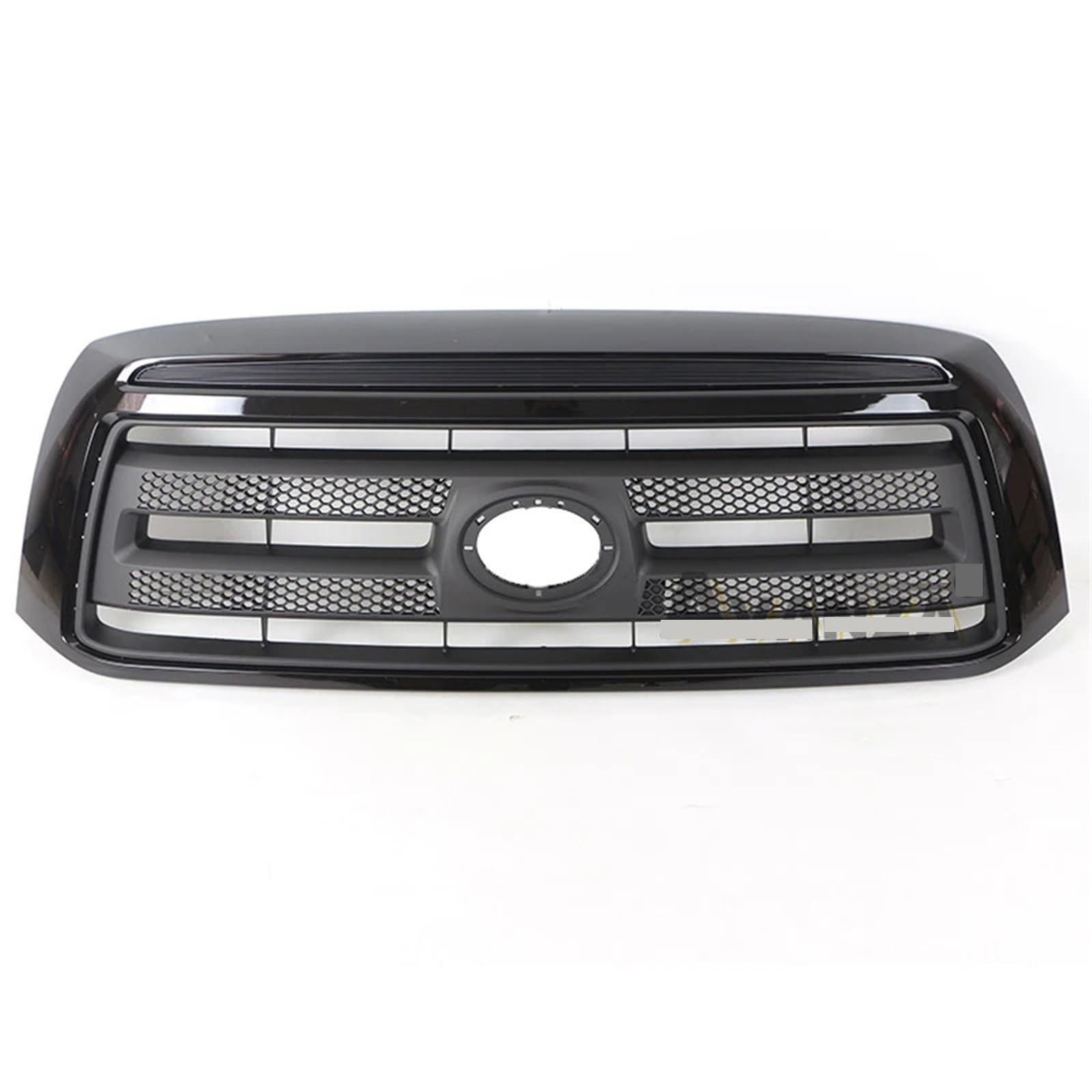 Chrom/Mattschwarzer Frontgrill Kompatibel mit Kompatibel mit Tundra 2010-2013 Renngrill ohne Etikett(Black) von NROVENMIL