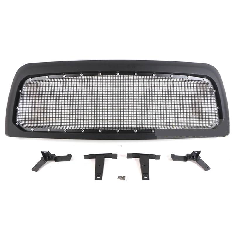 Drahtgitter-Frontgrill Kompatibel mit Kompatibel mit DODGE RAM 2500/3500 2010-2018 Racing Grill Schwarz von NROVENMIL